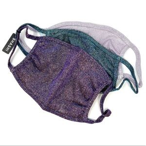 Shashi Sparkly Face Mask (set of 3)